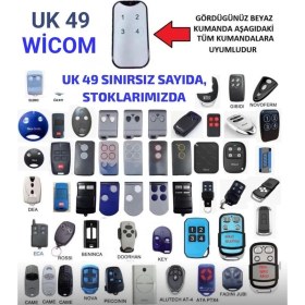 Resim Lucciola Wicom Uk-49 Süper Akıllı Kumanda (Bft,nice,sm2,hiland,roland,daspin )Yerine Kullanılabilen 