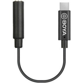 Resim Boya By-k9 3.5mm Trrs / Usb Type-c Mikrofon Adaptörü 