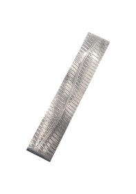 Resim Kosona Kendi Kesici Aletlerinizi Yapın: 160x30x3mm Damask Çelik Bıçak Malzemesi, Kalıplı, Tavlanmış 