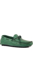 Resim Sail Laker's - Yeşil Deri Erkek Loafer 101-3791-11169 