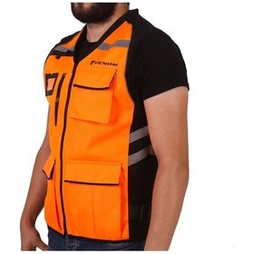 Resim Venom Vn-911 Reflektif Yelek (Turuncu) 