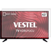 Resim Bestekran Vestel Uyumlu 43U9401 TV EKRAN KORUYUCU - Vestel Uyumlu 43" inç 108 Ekran Tv Ekran koruyucu 