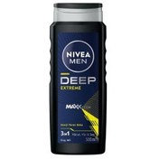 Resim Nivea Men Deep Extreme 3in1 Duş Jeli 500 ml 