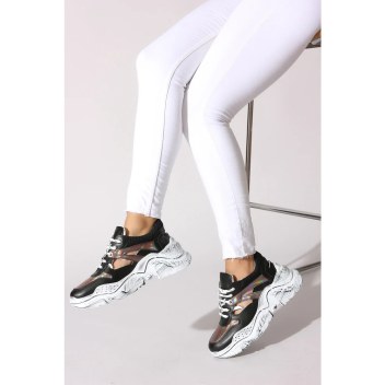 Rovigo Plus Siyah Platin Kadın Spor