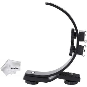 Resim Tianya Tüm Dslr ve Aynasız Makineler Için Çok Fonksiyonlu C-Shape Bracket Holder 