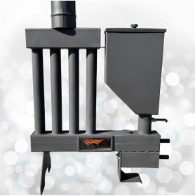Resim AyrStore Pelet Sobası Petekli Pelet Soba Camlı Şömine Soba Stove Füze Roket 