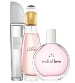 Resim Avon Celebre Edt 50 Ml + Pur Blanca Edt 50 Ml + Wish Of Love Edt 50 Ml 3'lü Set 