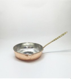 Resim El Yapımı Çekiç Dövme Bakır -Sosluk Küçük Boy 1 Adet 