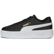 Resim Puma Smash Platform V3 Kadın Siyah Sneaker 39075802 Siyah 