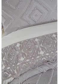 Resim Çeyiz Diyarı Hürrem 10 Parça Battaniyeli Çeyiz Seti Gri Gri 