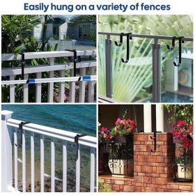 Resim Explosion1 4pcs Ayarlanabilir Havuz Direği Askıları Metal Çit Kancaları Teleskopik Direkler Için Havuz Alet Tutucu Skimmers Ağları Fırçalar (Yurt Dışından) 