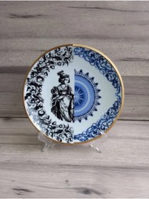 Resim Fermato 6 Kişilik Porselen Pasta Tabağı Seti Artemis Serisi Çok Renkli 