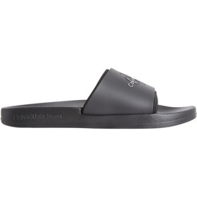Resim Calvin Klein Slide Rubber Neopren Monogram Slide Terlik 
