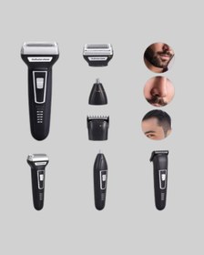 Resim Gld-spt- İnsua Erkek Bakım Seti 3 Başlıklı Şarjlı Tıraş Makinesi, 60 Dakika Kablosuz Kullanım 