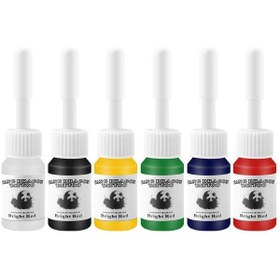 Resim Adet/takım Profesyonel Çok Renkli Dövme Mürekkebi Pigment Seti Kitleri 5 Ml Şişeler Çok Renkli 