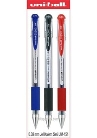 Resim Uniball Signo Dx 0.38 Mm Jel Kalem Seti 3 Adet Um-151 