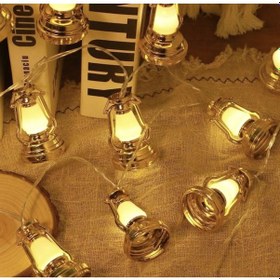 Resim Ttt Ramazan Kandili Desenli 2 Metre 10 Led Dekoratif Işık Çok Renkli 