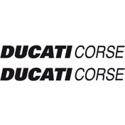 Resim Lasirius Ducati Corse Yazılı Renkli Sticker Etiket Modeli 