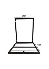 Resim Presto Katlanır Çamaşırlık - Kurutmalık Küçük Boy 70 x 50 Siyah 