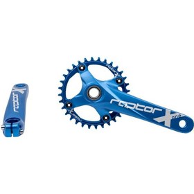 Resim Shimano Raptor A28z-as322 Tekli Aynakol+orta Göbek 32t 170mm Mavi 260173 Siyah 