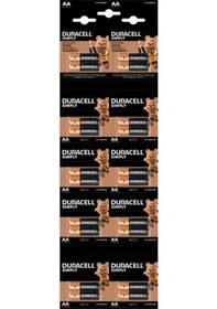 Resim Duracell Alkalin 1.5 Volt Aa 20 Li Kalem Pil Lr6/mn150 - 174008 