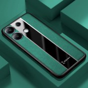 Resim Xiaomi - Redmi Note 13 5G Zebana Premium Deri Kılıf - Yeşil 