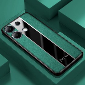 Resim Xiaomi - Redmi Note 13 5G Zebana Premium Deri Kılıf - Yeşil 