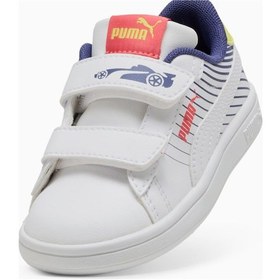 Resim Puma Smash 3.0 Poised 2 Bebek Spor Ayakkabı 40065801 Beyaz 