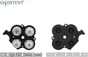 Resim OSTENT Sony PSP 3000 Serisi Konsol için Düğmeler Tuş Takımı Onarım Değiştirme - Renk Gümüş 