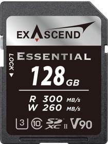 Resim Exascend Essential 128gb Serisi Uhs-ıı Sdxc V90 Hafıza Kartı 
