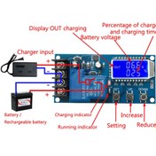 Resim Pil Şarjı için Tam Güç Kapalı ve Aşırı Şarj Koruması Anahtarı ile XY-L30A Dijital Kontrol Modülü, 6-60 V için Uygun, LCD Ekran ile, Pil Olmadan 