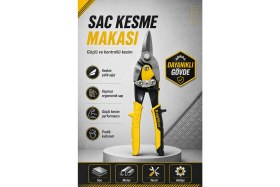 Resim Güzelyüz Avm Alüminyum Sac Kesme Makası 