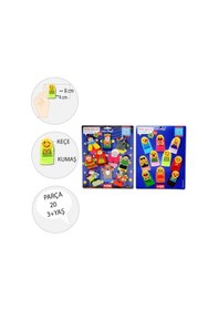Resim 2 Set - 20 Parça Tox Emojiler ve Masal Kahramanları Parmak Kukla 