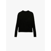 Resim Koton Regular Fit Hafif Dik Yaka Kadın Triko Kazak 6WAK90031HT (6WAK90031HT) 