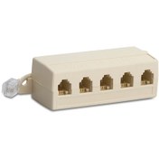 Resim Rj11 Telefon Hat Çoğaltıcı Çoklayıcı Splitter 5'Li 