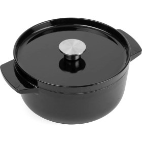 Resim Kitchenaid Döküm Demir Tencere Siyah 22 cm - 3.3 L 