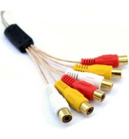 Resim Electroon 2rca Erkek - 6rca Dişi Kablo 50 cm 