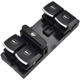 Resim Genel Markalar VOLKSWAGEN JETTA SOL DÖRTLÜ KROM CAM DÜĞMESİ ANAHTARI 2005--2017 