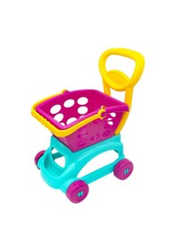 Resim Dede Frozen Sepetli Market Arabası. 