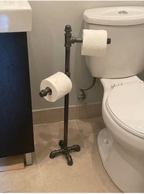 Resim Blbndesign Dekoratif Borudan Tuvalet Kağıdı Askılık 