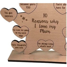 Resim Suntek Tatlı Annemi Sevmemin 10 Nedeni Masaüstü Dekorasyon El 