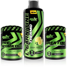 Resim L-Carnitine ve Performans Paketi (L-Carnitine 1 LT Limon,Creatine,Pre-Workout) 