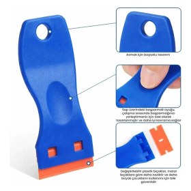 Resim Najmaddin Weko WK-28528 Çok Amaçlı Plastik Kazıyıcı ve 10'lu Yedek Bıçak Seti 