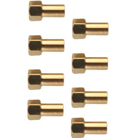 Resim Wezone Axial Scx24 İçin 8 Adet Bronz Kilitleyici Jant Somunu, 8mm 1/24 Rc Aksesuarı, Jant Sabitliği Ve Dayanıklılık İçin 