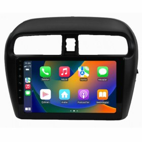 Resim Mitsubishi Space Star Android Carplay Multimedya 2014-2022 4GB RAM + 64Gb Hafıza + 8 Çekirdek 