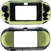 Resim Ps Vita 1000 Uyumlu Koruyucu Kapak Metal Full Koruma Yeşil 