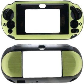 Resim Yues Ps Vita 1000 Uyumlu Koruyucu Kapak Metal Full Koruma Yeşil 