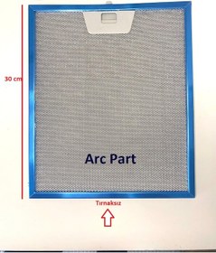 Resim Franke Tek Mandal Alüminyum Filtre Tırnaksız 25,3 X 30 Cm 