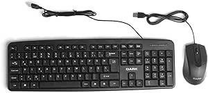 Resim DARK KM1040 Kablolu Ofis F Klavye Mouse Set (DK-AC-KM1040F) 