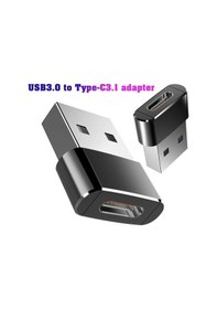 Resim Usb 3.0 Erkek To Type C 3.1 Dişi Çevirici Adaptör 